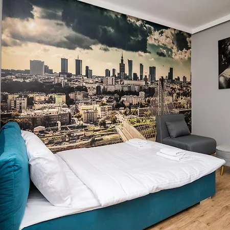 Appartamento Skyline Blue By Bookinghost Varsavia