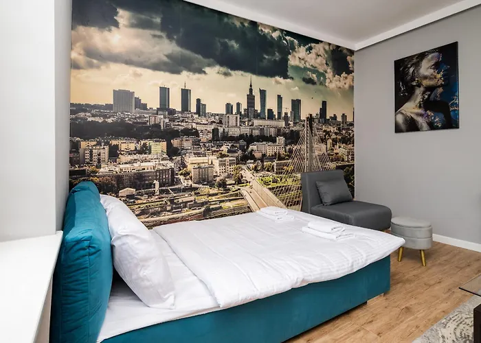 Lejlighed Skyline Blue By Bookinghost Warszawa